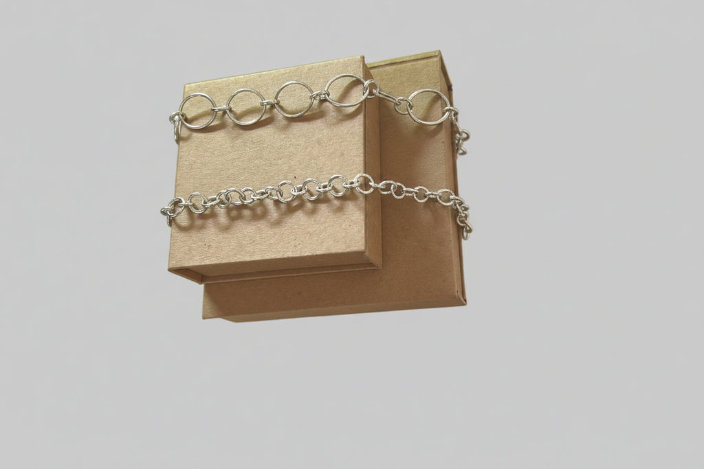 Pulseira en Eslabones em prata 950
