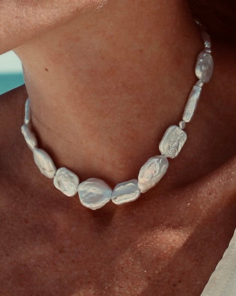 Choker de pérolas de agua doces /choker de perlas de agua dulce 