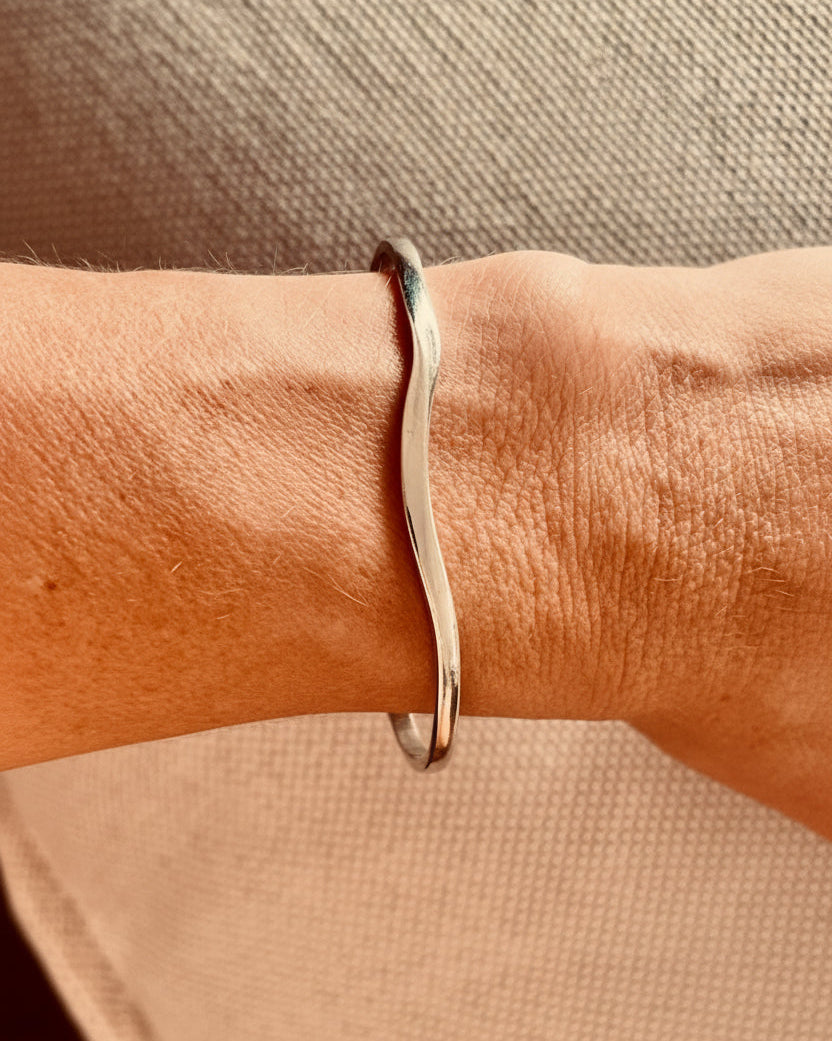 Pulsera Onda|Surf en plata 950
