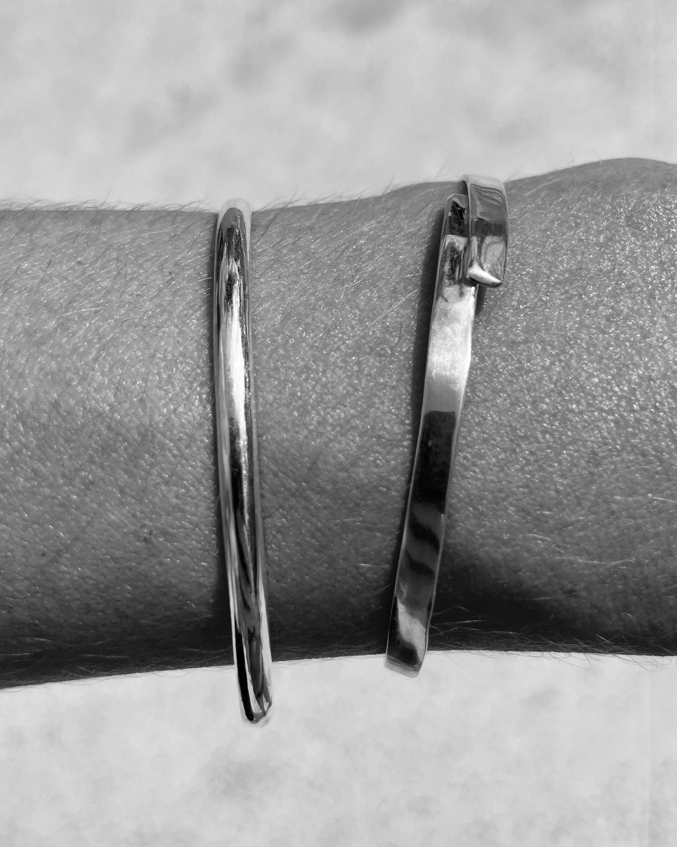 Pulsera Macarena| Pulsera lisa plata 950