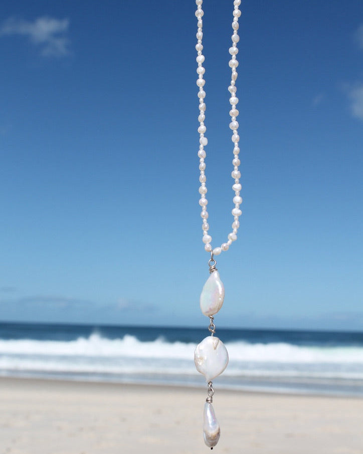 Elegância das misturas das pérolas.