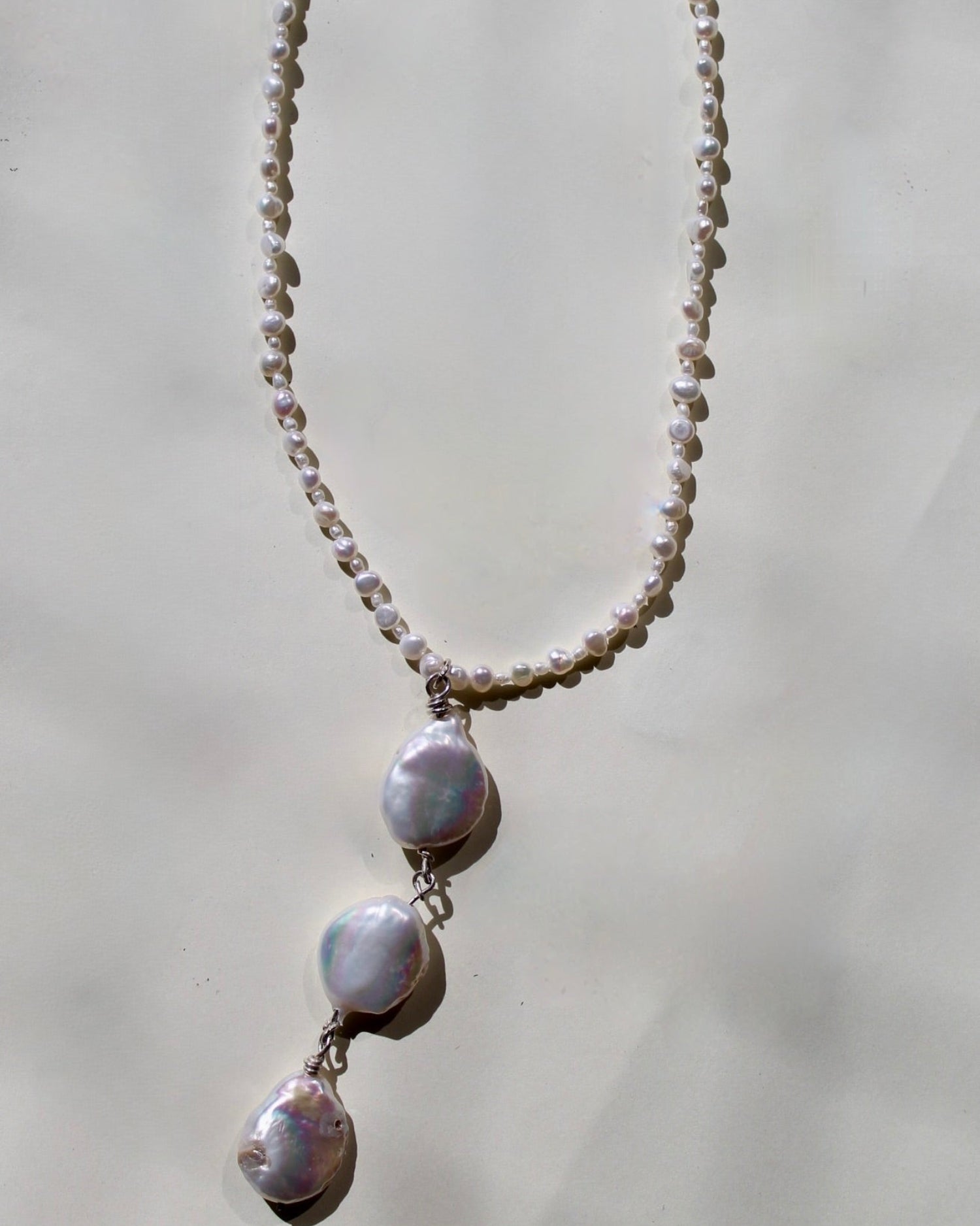 Elegância das misturas das pérolas.