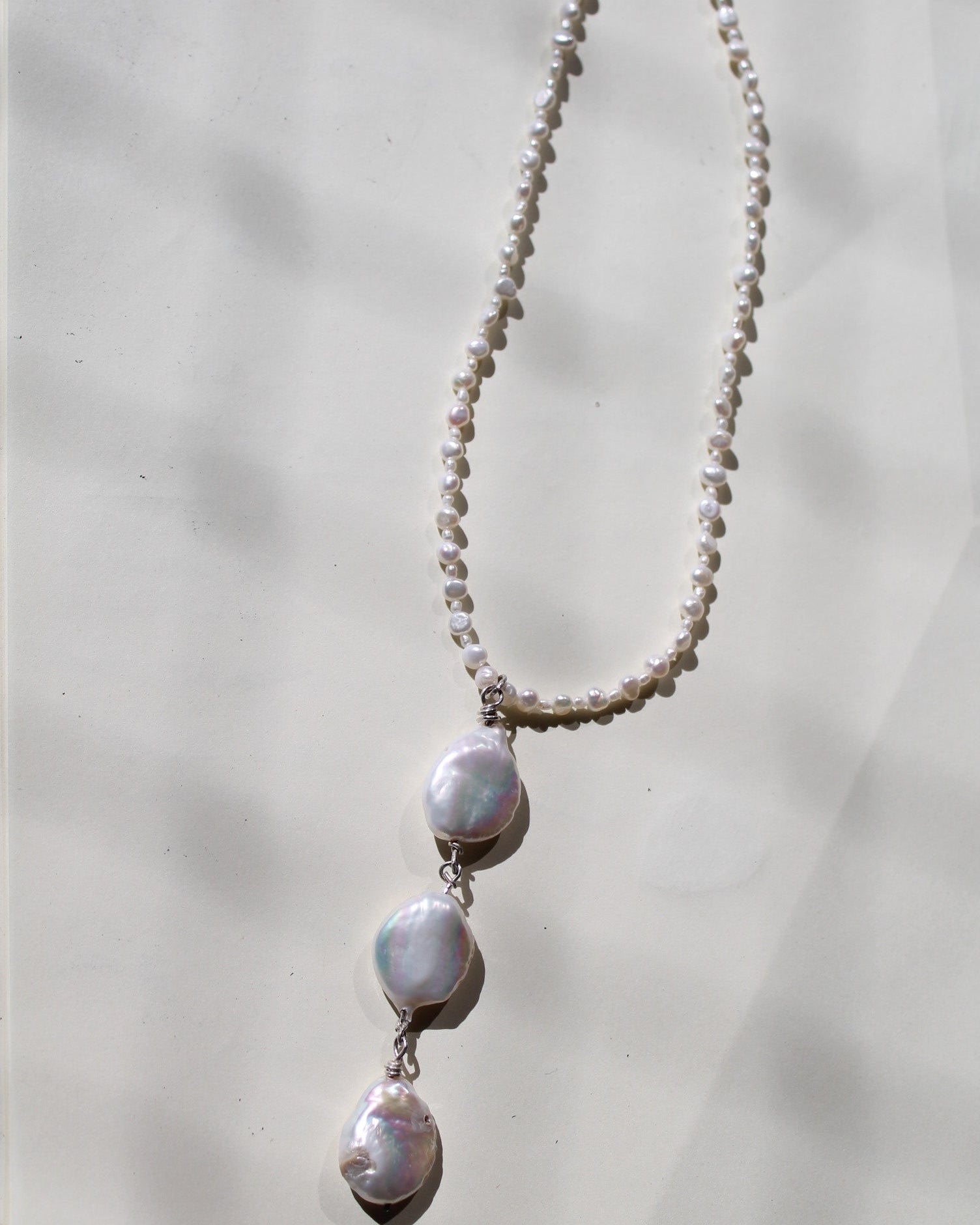 Elegância das misturas das pérolas.